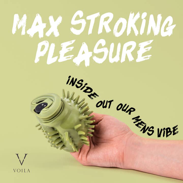 VELVET BRANDS - Wholesale Sex Toy - Bomba Ultra-soft Vibrator and Masturbator for Men with Grip2