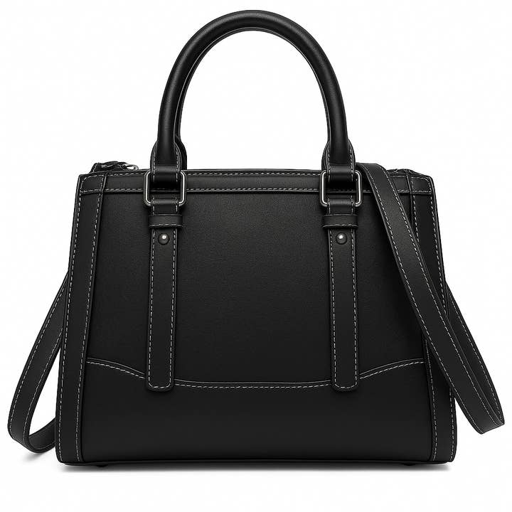 Zerimar 1942 - Wholesale Top Handle Bag - Women's - Zerimar Women's Leather Bag - Exclusive and Casual Engraved 1