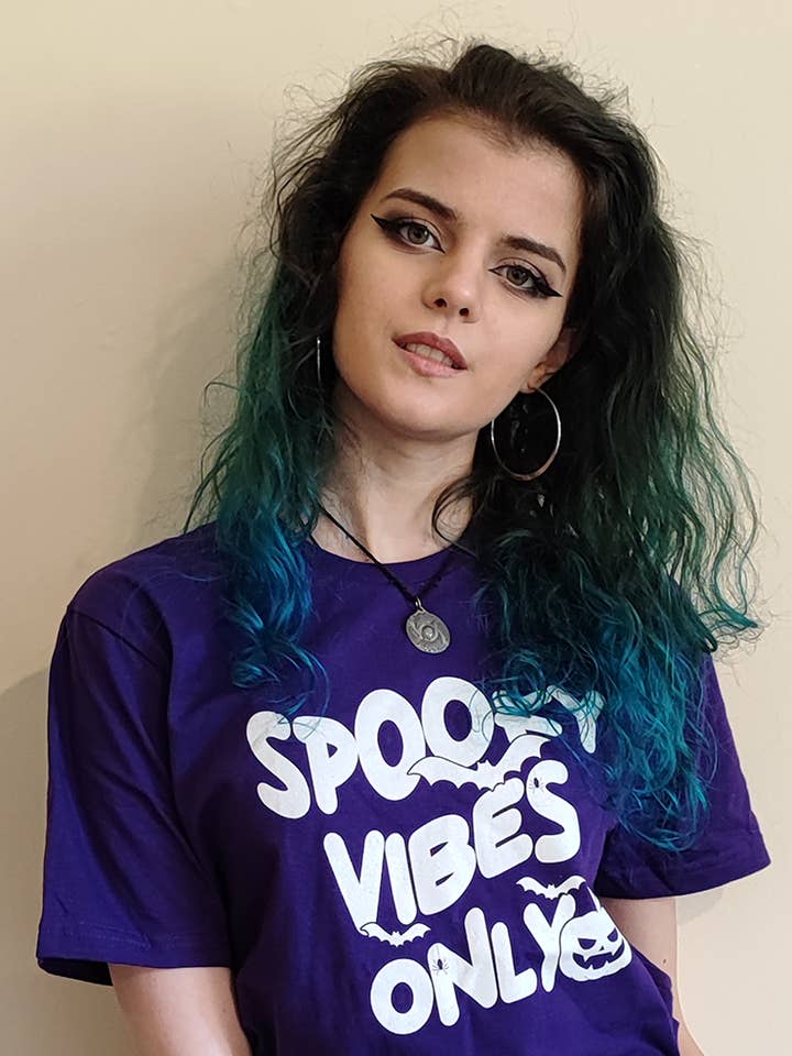 Camiseta de la colección Spooky Vibes Only Halloween para venta al por mayor de Splashy