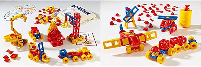 Mad Monkey GmbH - Vendita all'ingrosso Set di giocattoli - Bambini - Set da costruzione Plasticant Mobilo 103 I - 192 pezzi1