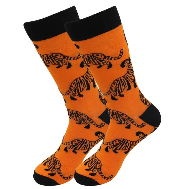 Real Sic – Engroshandel Strømper - Unisex – Animal Fun Sokker - Tiger, Flamingo, Guldfisk, Toucan Sokker