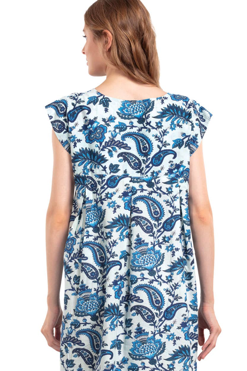 Sevya Handmade – Engroshandel Kaftan - Dame – Ishani-caftan i blød 100 % bomuld9