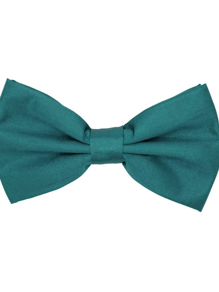 Gia Indigo Satine Adjustable Bowtie for wholesale by Ferrecci
