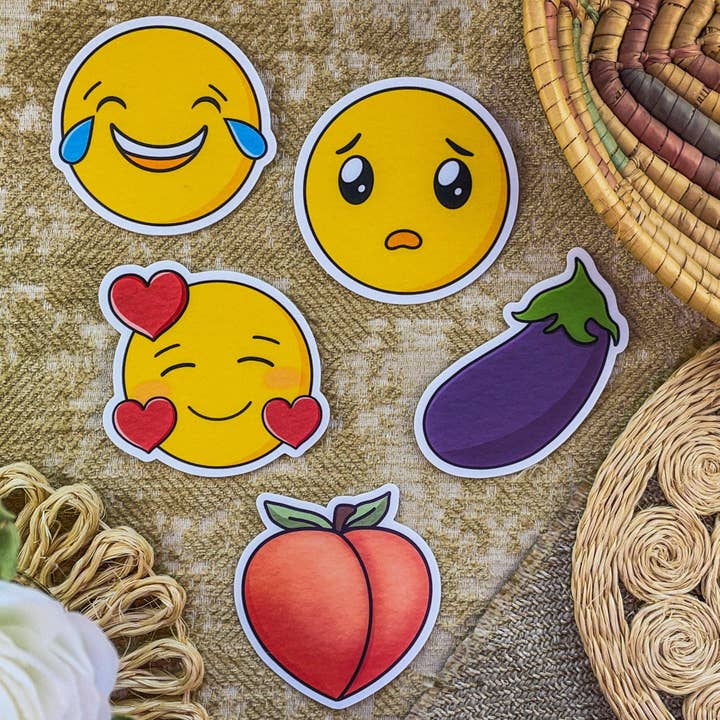 Big Moods - Wholesale Sticker - Eggplant - Moodi Sticker1