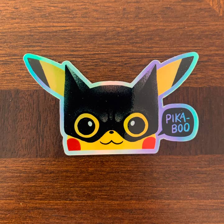 Pika Boo Sticker for wholesale by Pokidi Lab by Blanca Creative