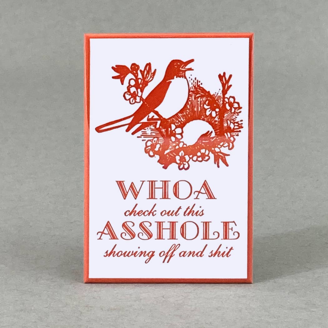 Rx Letterpress - Vente Aimants - Découvrez ce salaud [Explicite] | Cadeau de félicitations0