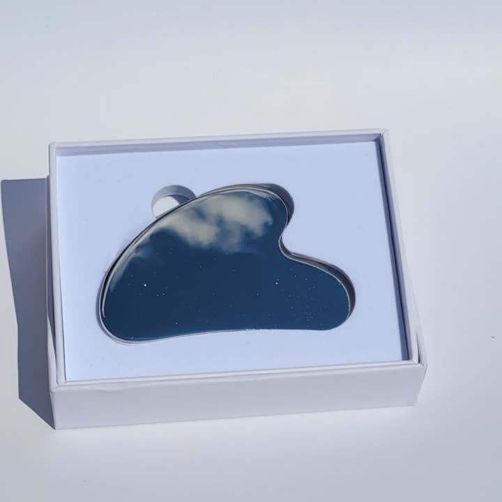 Frosty Cryo Stainless Steel Gua Sha Tool for wholesale by ZAQ Skin + Body Care