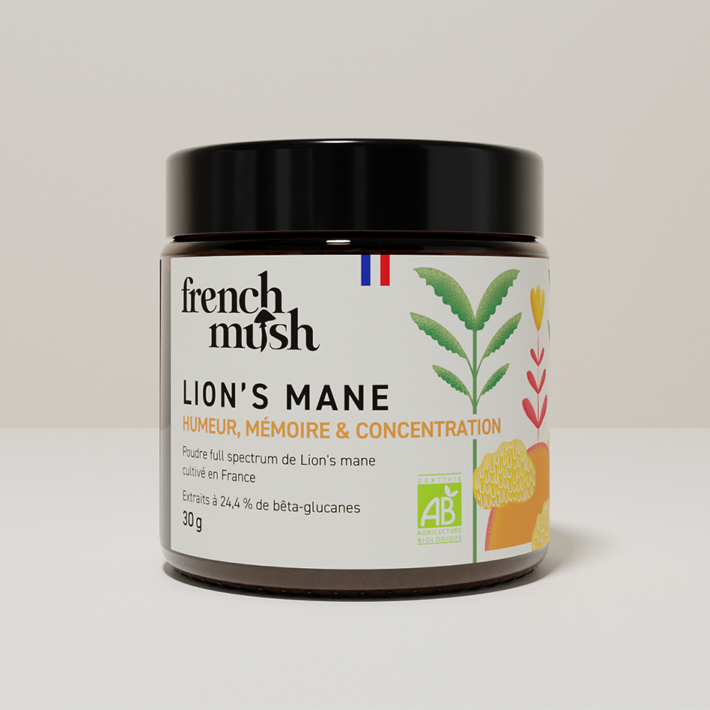 FRENCH MUSH - Wholesale Oral Supplement/Vitamin - The Lion’s Mane - Concentration - Powder0