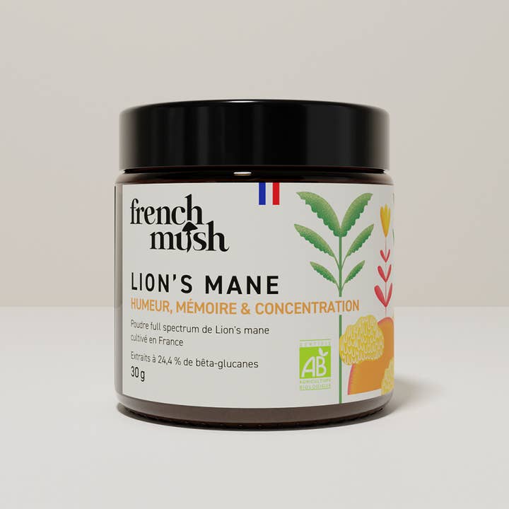 FRENCH MUSH - Wholesale Oral Supplement/Vitamin - The Lion’s Mane - Concentration - Powder