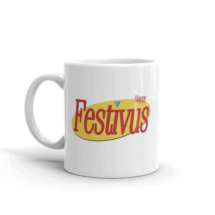 Tazza Happy Festivus For The Rest of Us, Seinfeld per la vendita all'ingrosso da parte di Art-O-Rama Shop