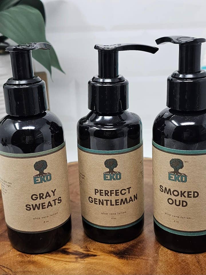 Loción corporal de aloe vera - Colección Mancave para venta al por mayor de EKO