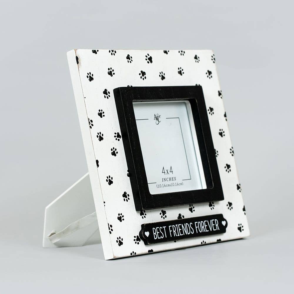 Devanie At Home (Formerly Adams & Co.) - Wholesale Picture Frame - 15861 - 8x8x.75 wood photo frame (FRIENDS)  (4x4) Pet Decor2