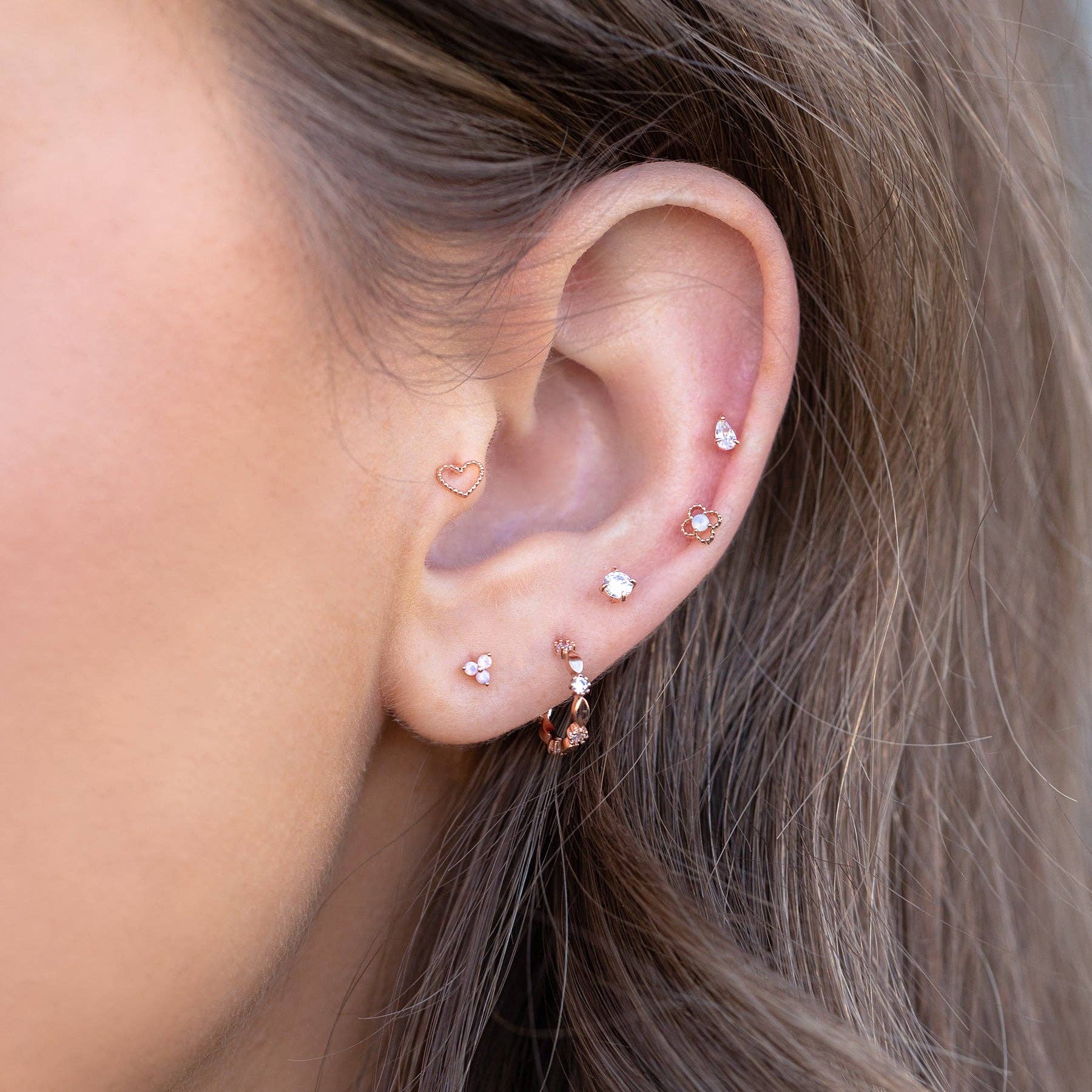 Girls Crew - Vente Clous d'oreille - Clous d'oreilles Dainty Brilliance2