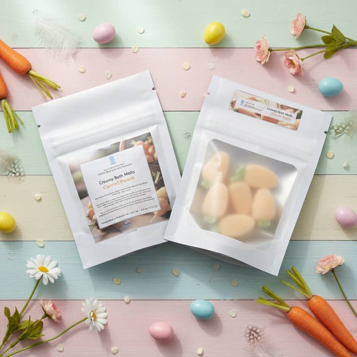 Carrot Patch Ultra-Moisturizing Creamy Bath Melt | Bath Oil for wholesale by SOAPY Bath and Body Products