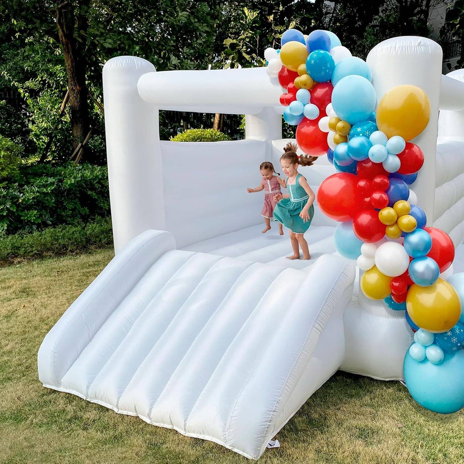 ShipItFurniture - Wholesale Inflatables - Large White Inflatable Bounce House For Kids And Adults4