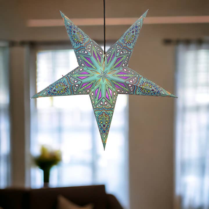 Om Gallery - Wholesale Paper Lantern/Lamp - Om Paper Star Lantern - Dreamscape1
