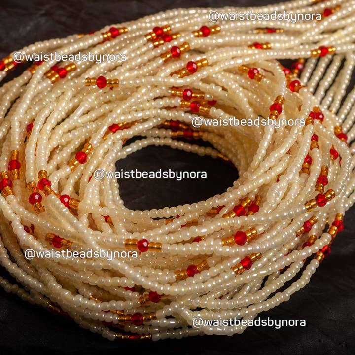 Wholesale Waist Beads - Rose (up to 50 inches long) for wholesale by Waist Beads by Nora