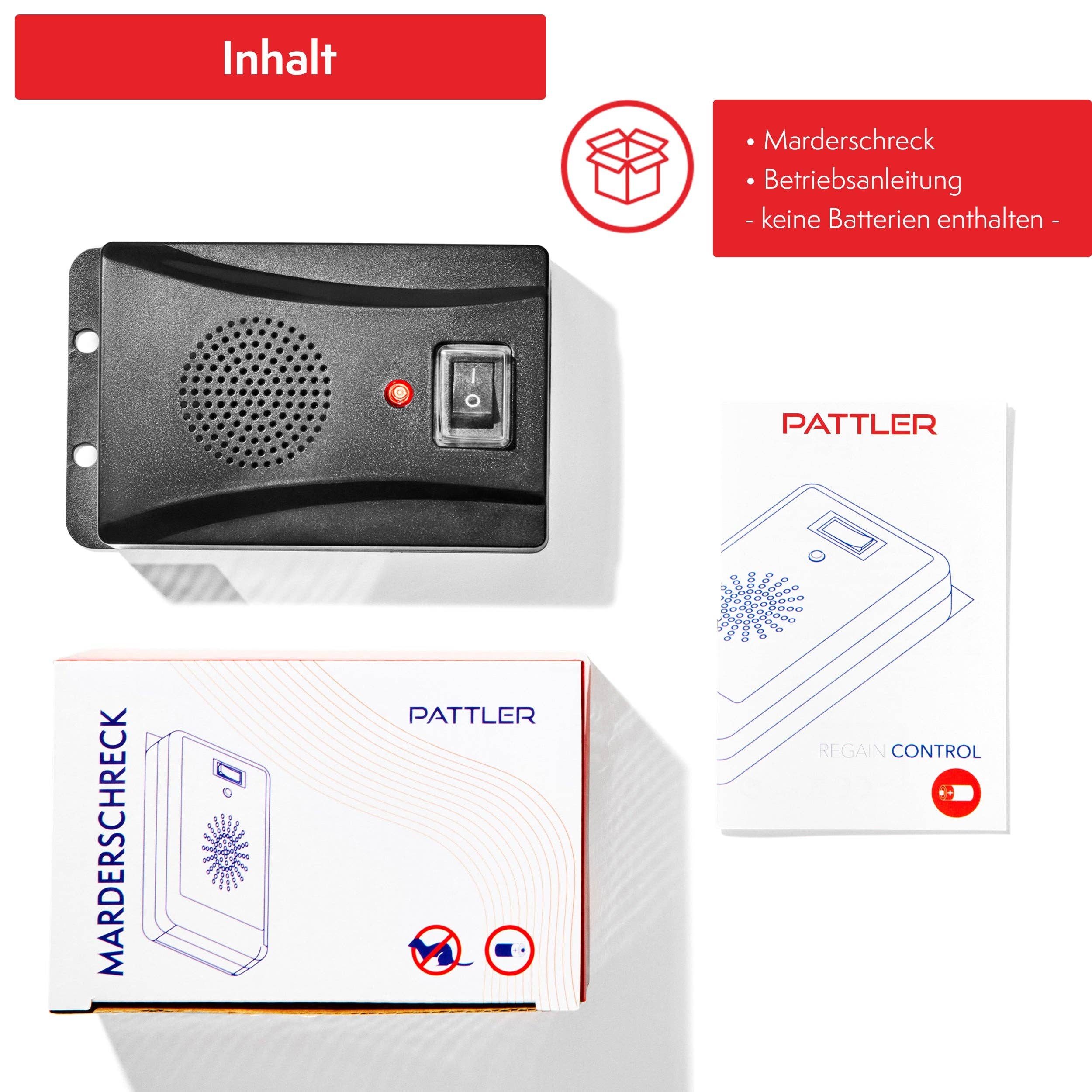 PATTLER® – wholesale Utomhusdekor – Mobil mård avskräckande för hem, carport, garage, höstvinter8