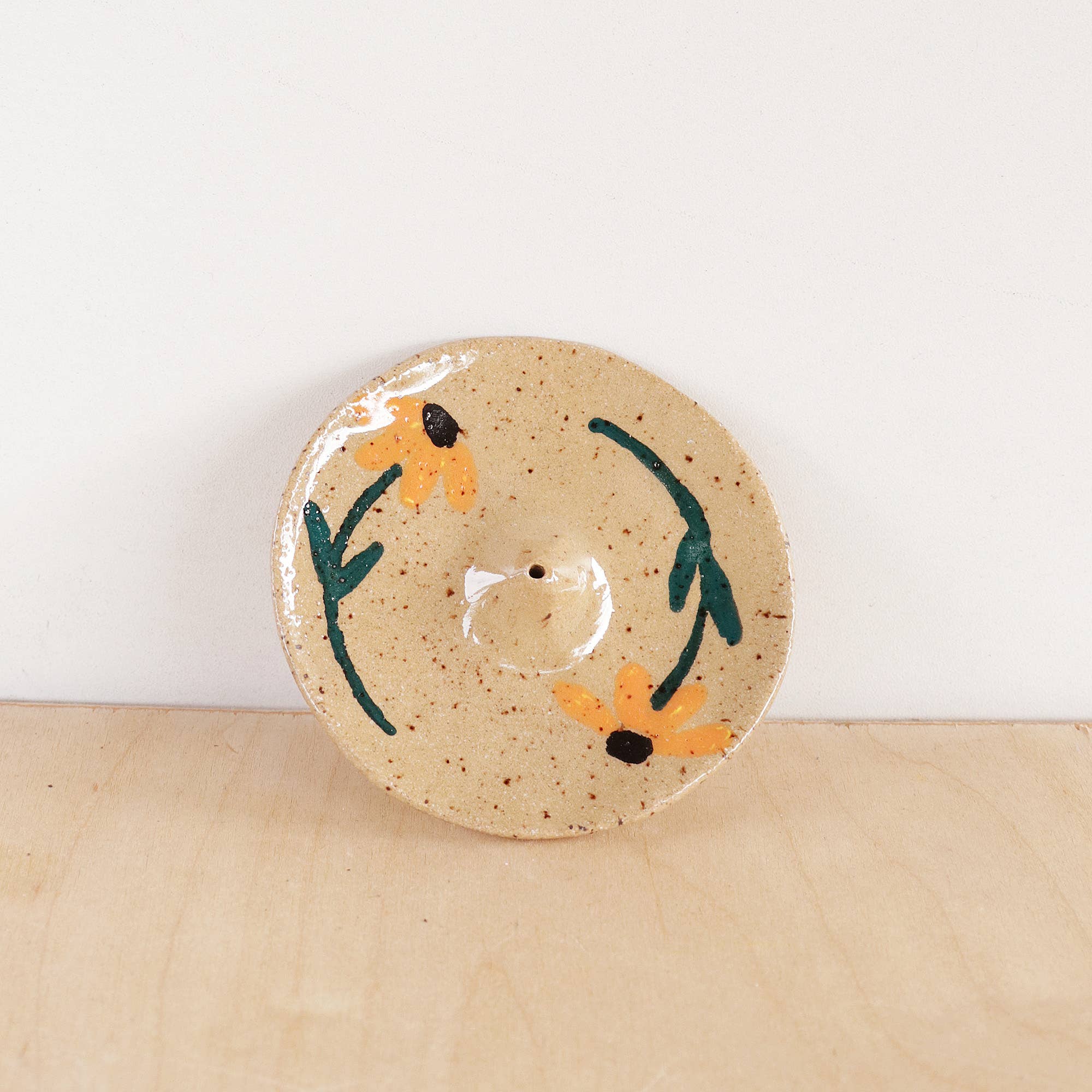 Nightshift Ceramics - Vente Porte-encens - Porte-encens en céramique - Tournesol