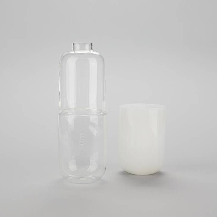 Balvi - Wholesale Water Bottle - Botella & Vaso, Water Pill, transparent/white2
