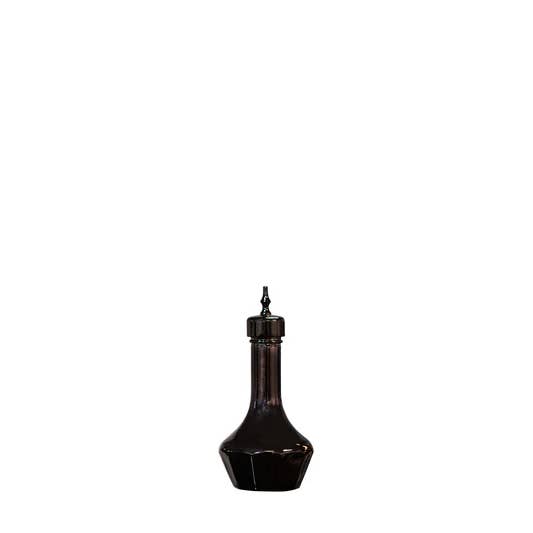 Threaded 2 oz. Black Bitters Bottle for wholesale by Hospitality Glass