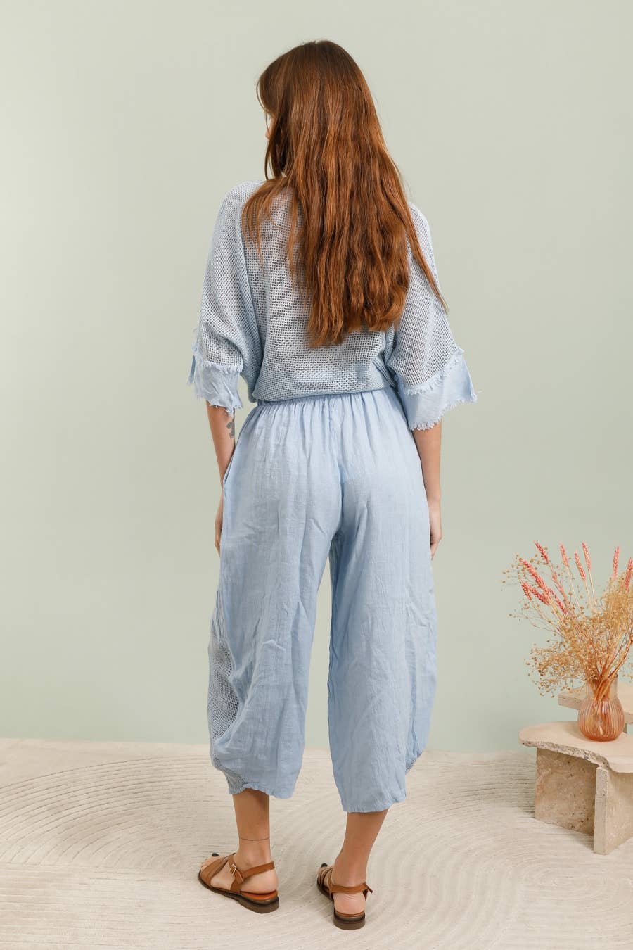 LÉA & LUC - Vente Pantalon – femme - Pantalons en Lin REF. 103465