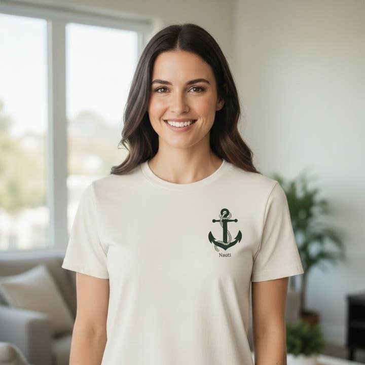 Camiseta "Nauti" para Adultos – Algodón Orgánico para venta al por mayor de Simply Chickie® Organic Baby & Kids | USA Made • Ships USA