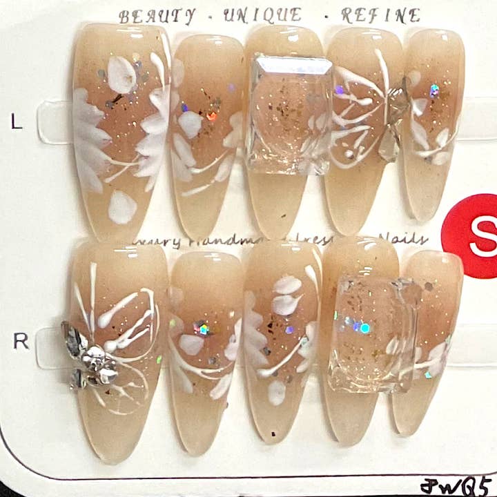 Kids Charm Online - Wholesale Press-On/Fake Nails - PRESS ON WOMEN ACRYLIC NAIL SET.3