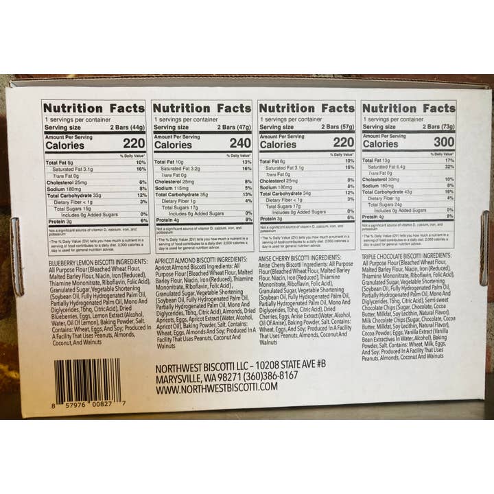 Northwest Biscotti, LLC - Vente Biscuits - Pack variété : Amateurs de vin1