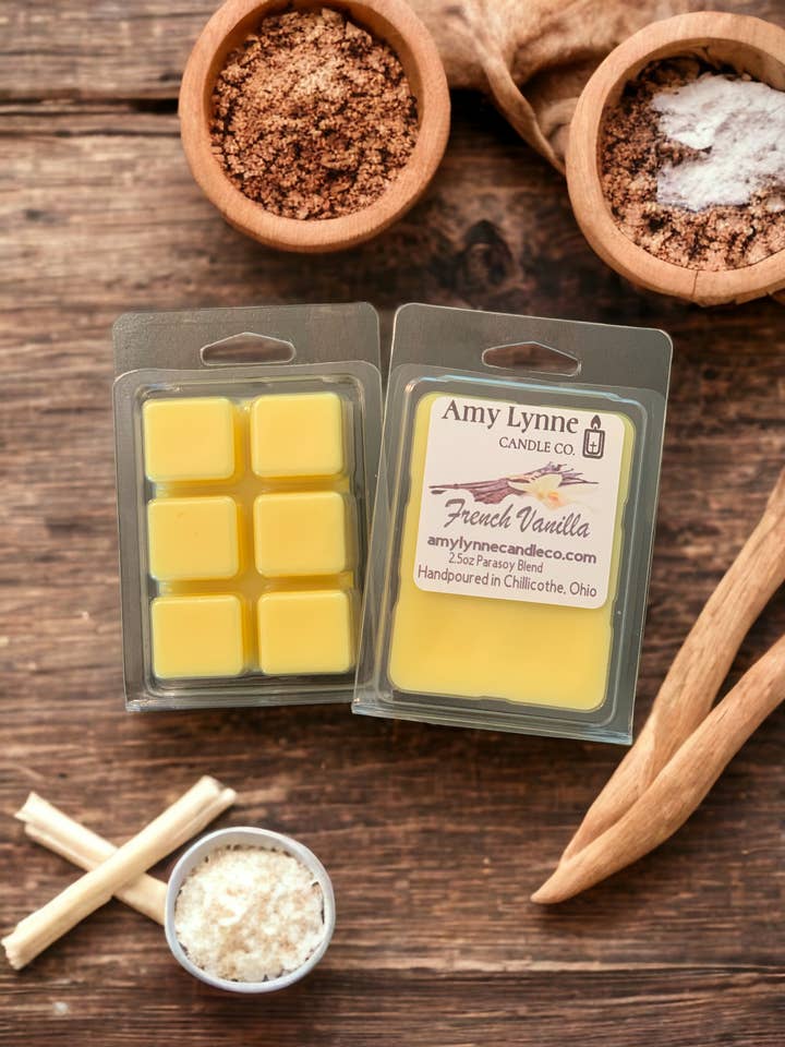 La cera vaniglia francese si scioglie per la vendita all'ingrosso da parte di Amy Lynne Candle Company