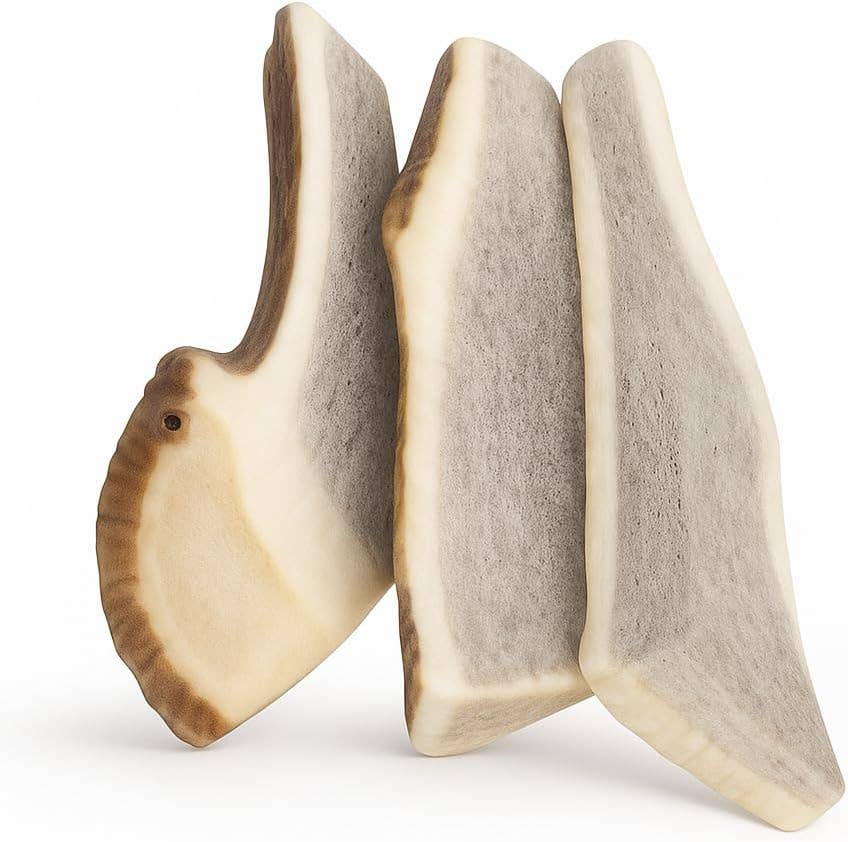 WhiteTail Naturals - Wholesale Pet Bone/Rawhide - Dog - (SMALL) SPLIT Elk Antler Chew -Single or Multipack, Branded4