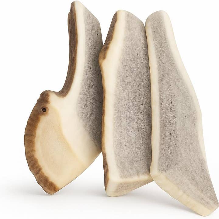 WhiteTail Naturals - Wholesale Pet Bone/Rawhide - Dog - (SMALL) SPLIT Elk Antler Chew -Single or Multipack, Branded4
