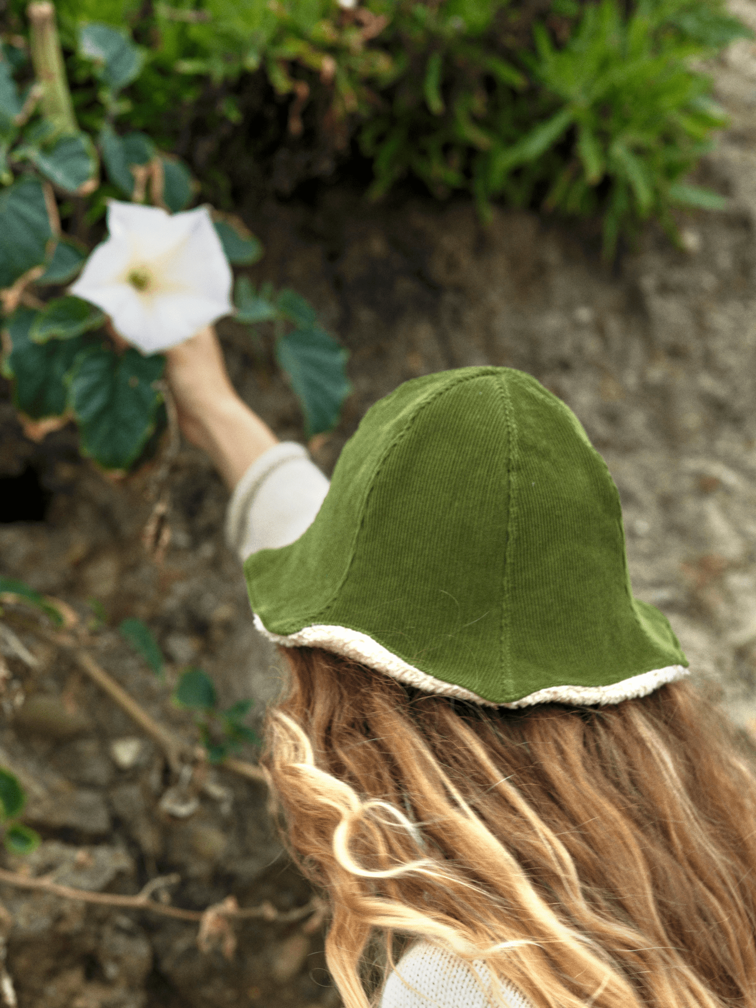 Mash Green Petal Hat for wholesale on Faire0