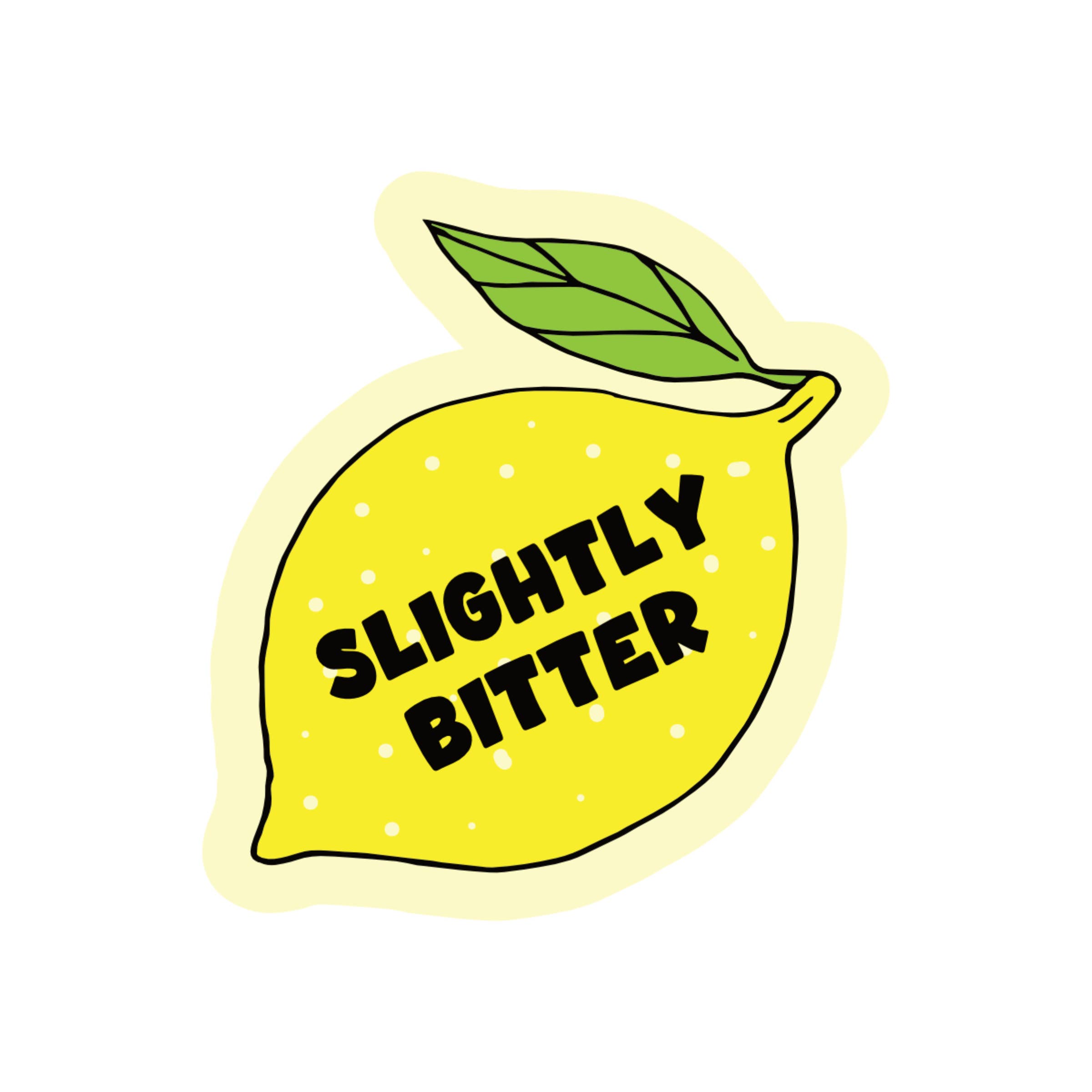 Juju and Moxie - Wholesale Sticker - Cute Slightly Bitter Funny Lemon High Quality Vinyl Sticker