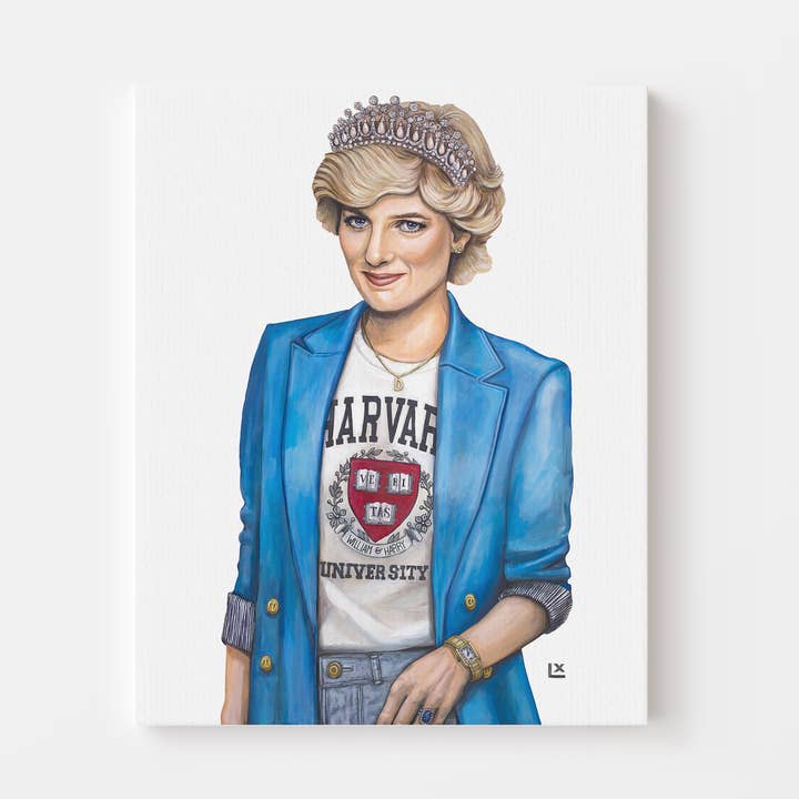 Tableau sur toile The Peoples Princess pour la vente par LX Artworks