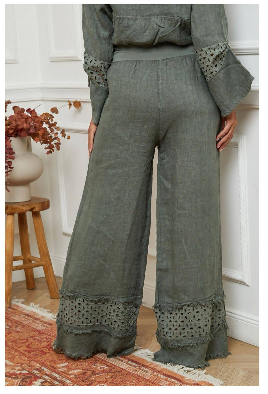 LÉA & LUC - Vendita all'ingrosso Pantalone - Donna - Pantaloni in 100% Lino RIF. 3049014