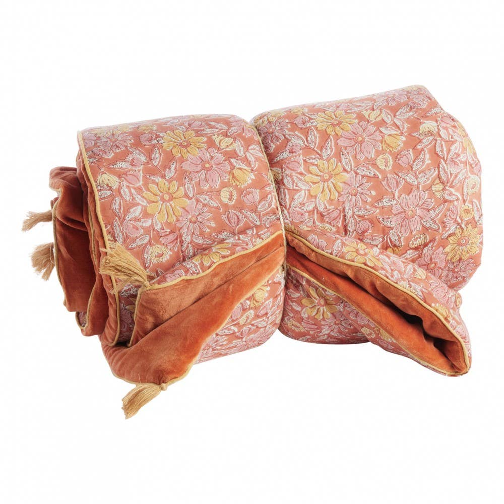 Bonheur du Jour - Wholesale Quilt - Sofa Cover - Meera Auburn2