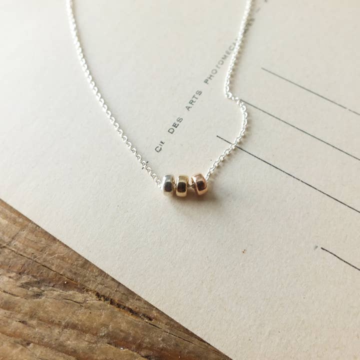 Becoming Jewelry - Wholesale Pendant/Charm Necklace - Three Things Necklace