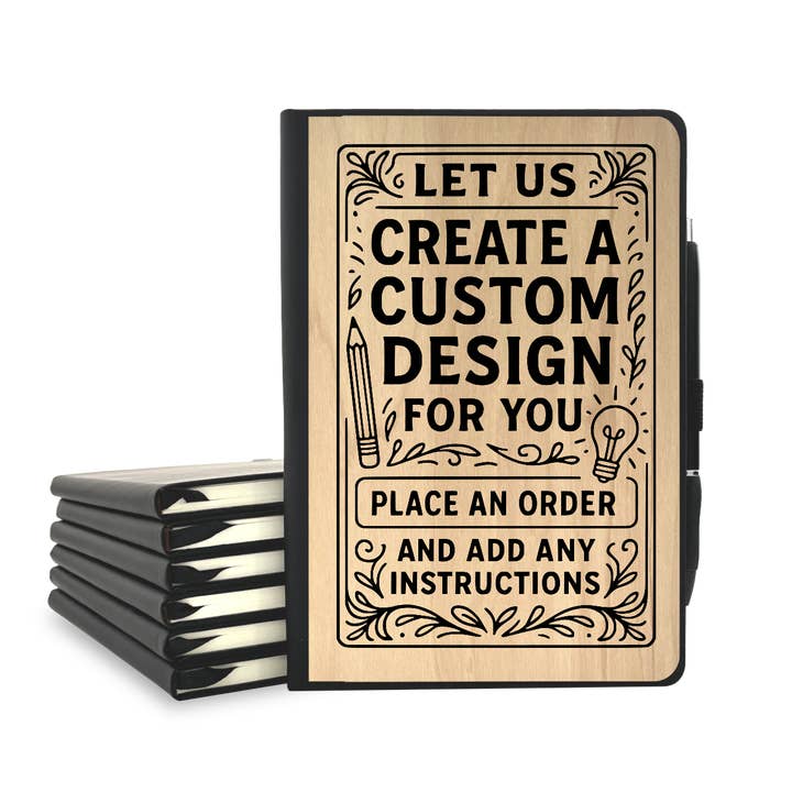 Journal à couverture en bois personnalisée pour la vente par Zootility
