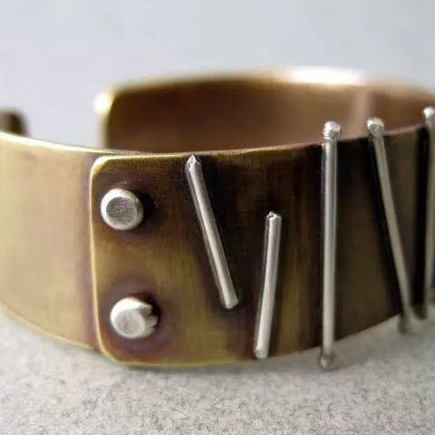Sticks Cuff for wholesale by JL Merrill Metalworks