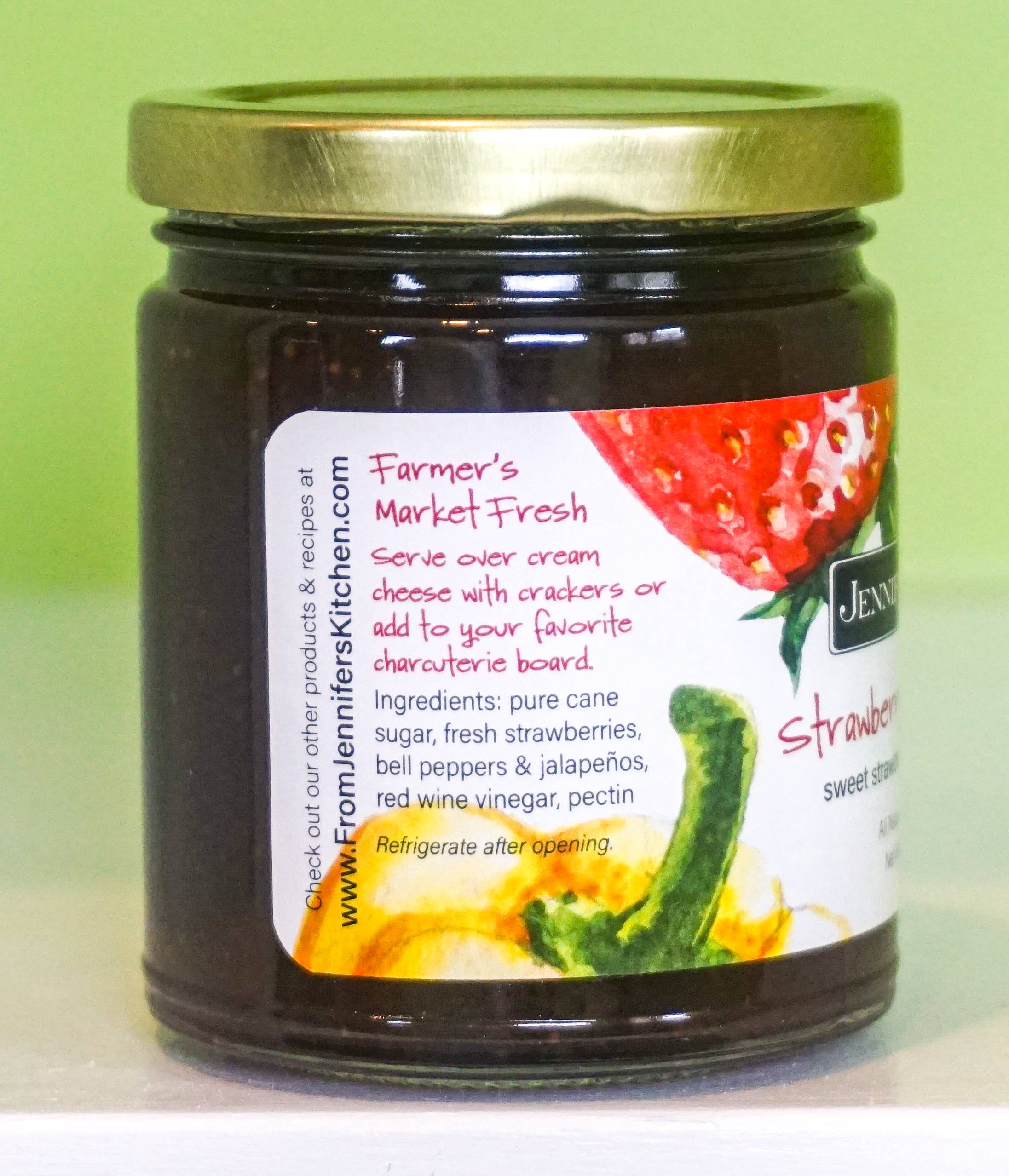 Jennifer's Kitchen - Wholesale Jam/Jelly - Strawberry Pepper Jelly - 11oz - CASE of 121