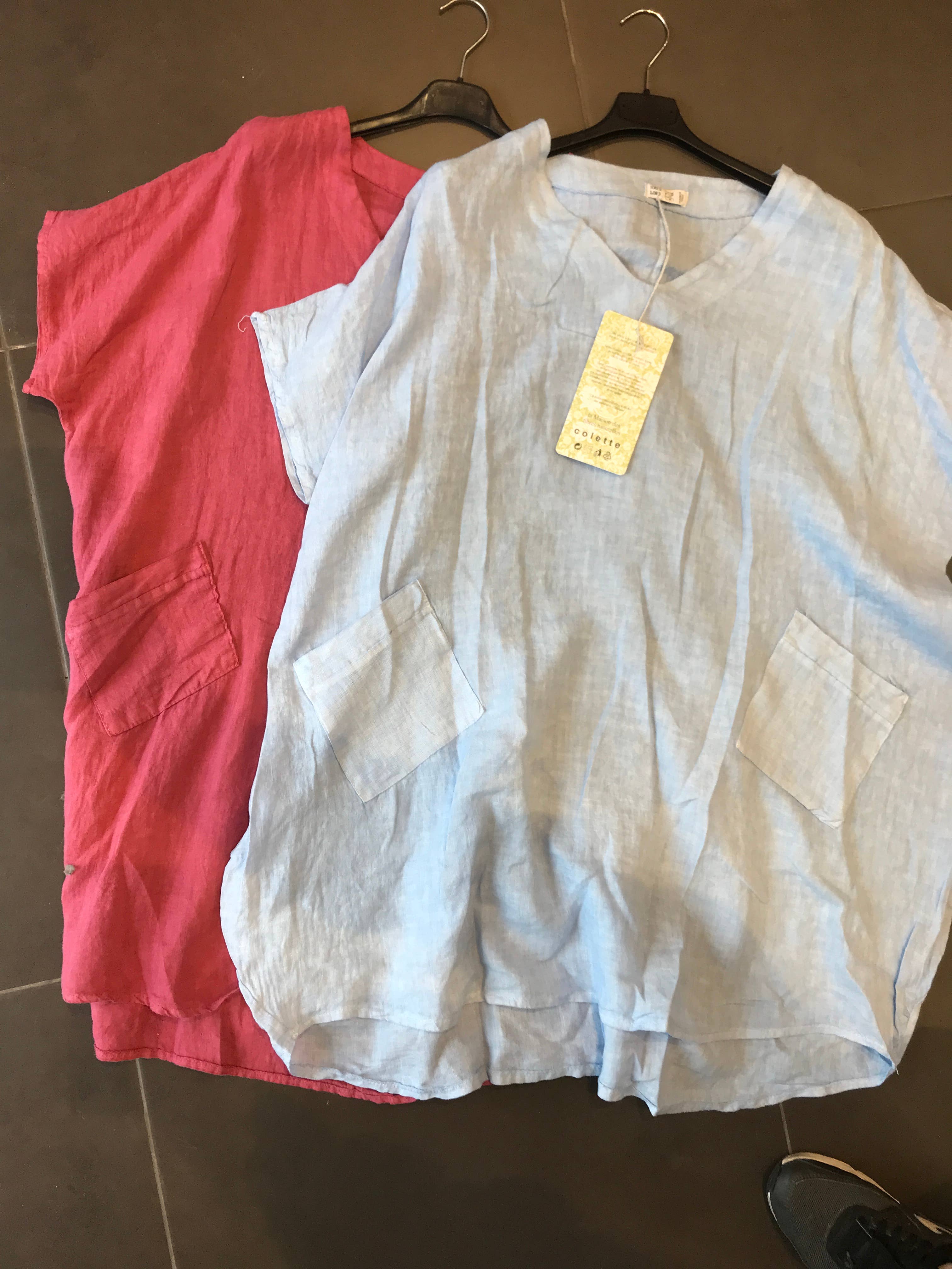 la maison des fibres naturelles - Wholesale Tunic - Women's - Tunic 62804 100% linen made in Italy26