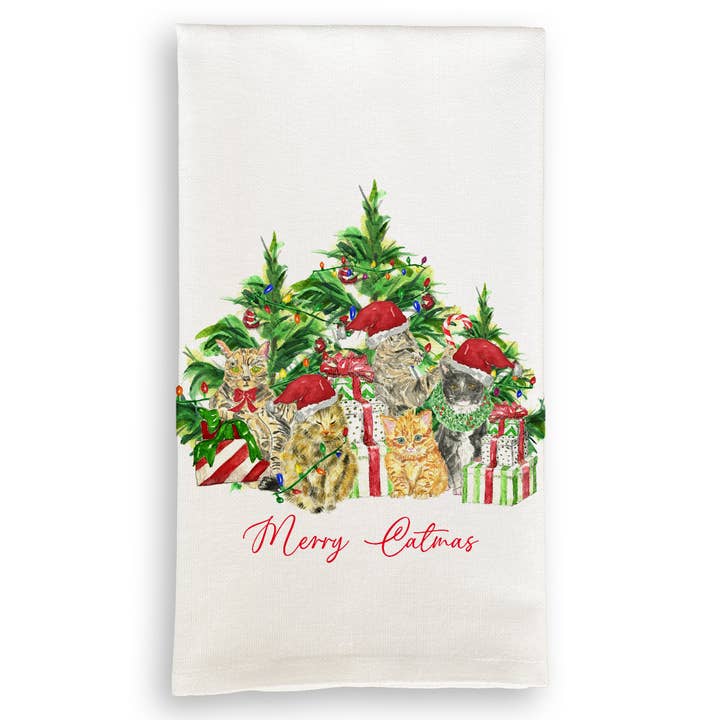 Joyeux Chatmas pour la vente par French Graffiti