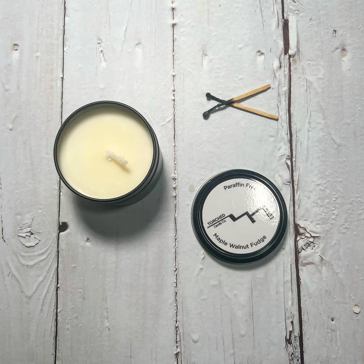 Torched Candle Co. - Wholesale Jar/filled candle - Maple Walnut Fudge1