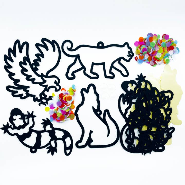 BOX CANDIY® - Wholesale DIY Craft Kit - Kids - Grand Canyon Wildlife Light Catchers4