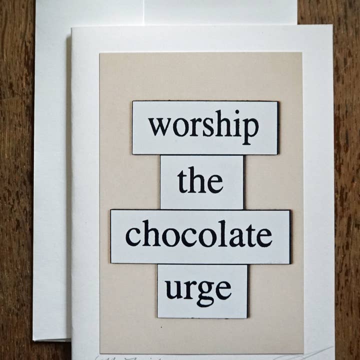 Aanbid de chocoladedrang voor wholesale door Ann Woodall Studios