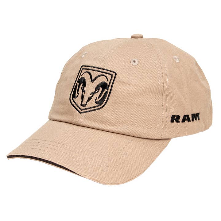 Hat - RAM trucks (Khaki/Black) for wholesale by Detroit Shirt Co.