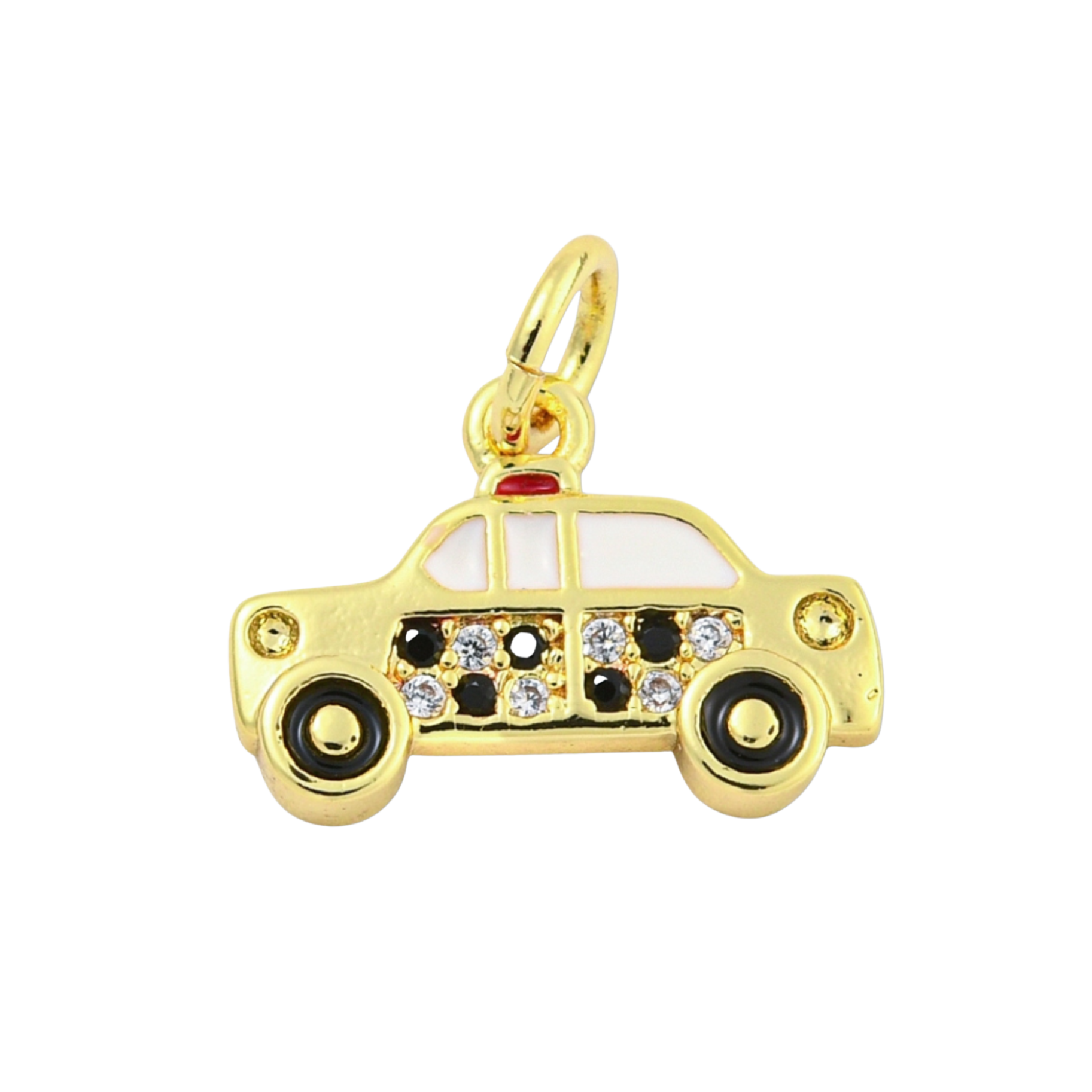 Love, Paige Designs - Wholesale Individual Charm/Pendant - 18k Gold Plated Brass Taxi Charm0