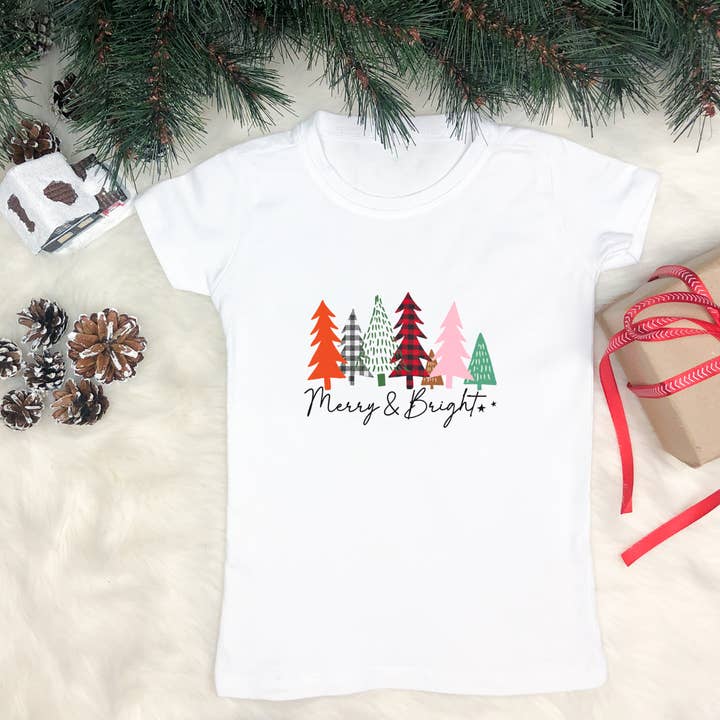 Merry and Bright Kleinkindhemd für den Großhandel von Petite Star Rising