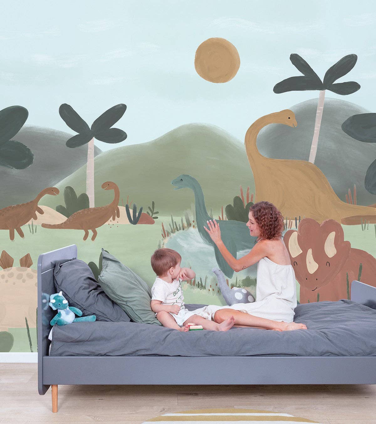 LILIPINSO – wholesale Tapetrulle – SUNNY – panoramatapet med coola dinosaurier6